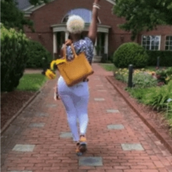 Sassy Jones ORIGINAL Charell - Leather Accordion Pleated Satchel - Picture 3 of 7